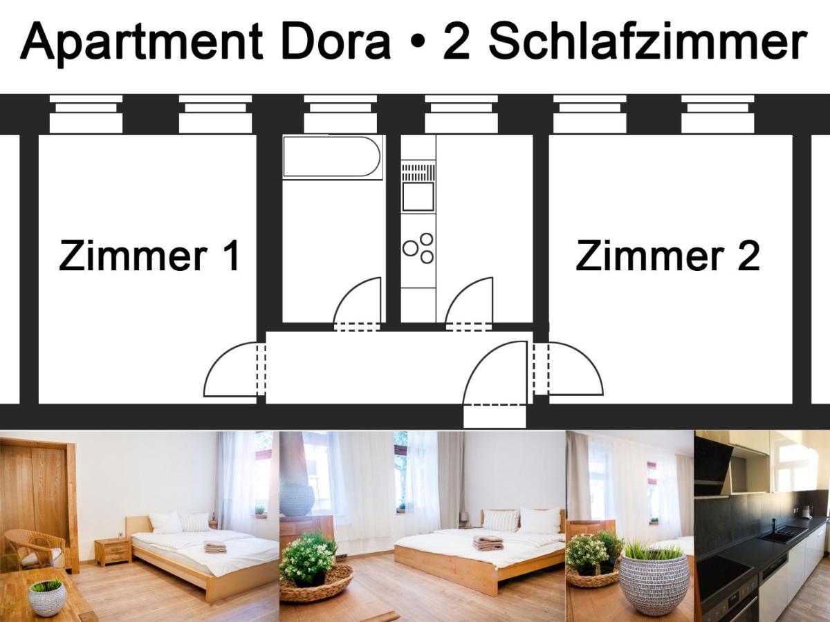 Apartment Dora Chemnitz Exteriör bild